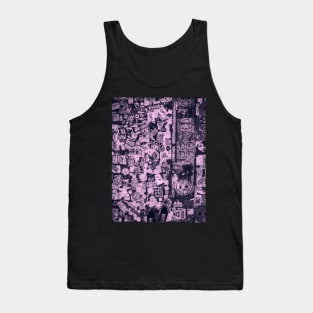 Soft Pink Sticker NYC Tank Top